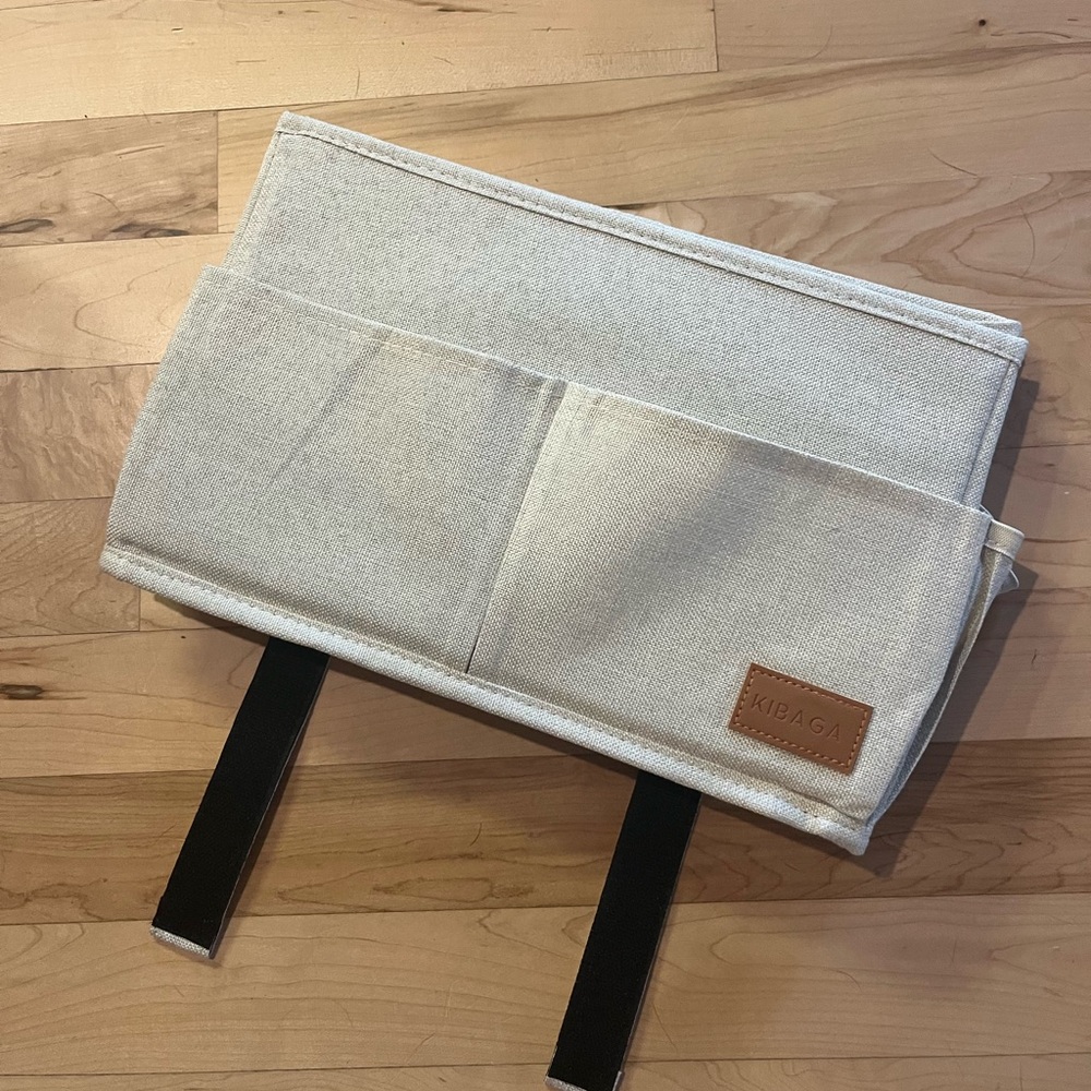 Kipaga Cream Fabric bedside Organizer